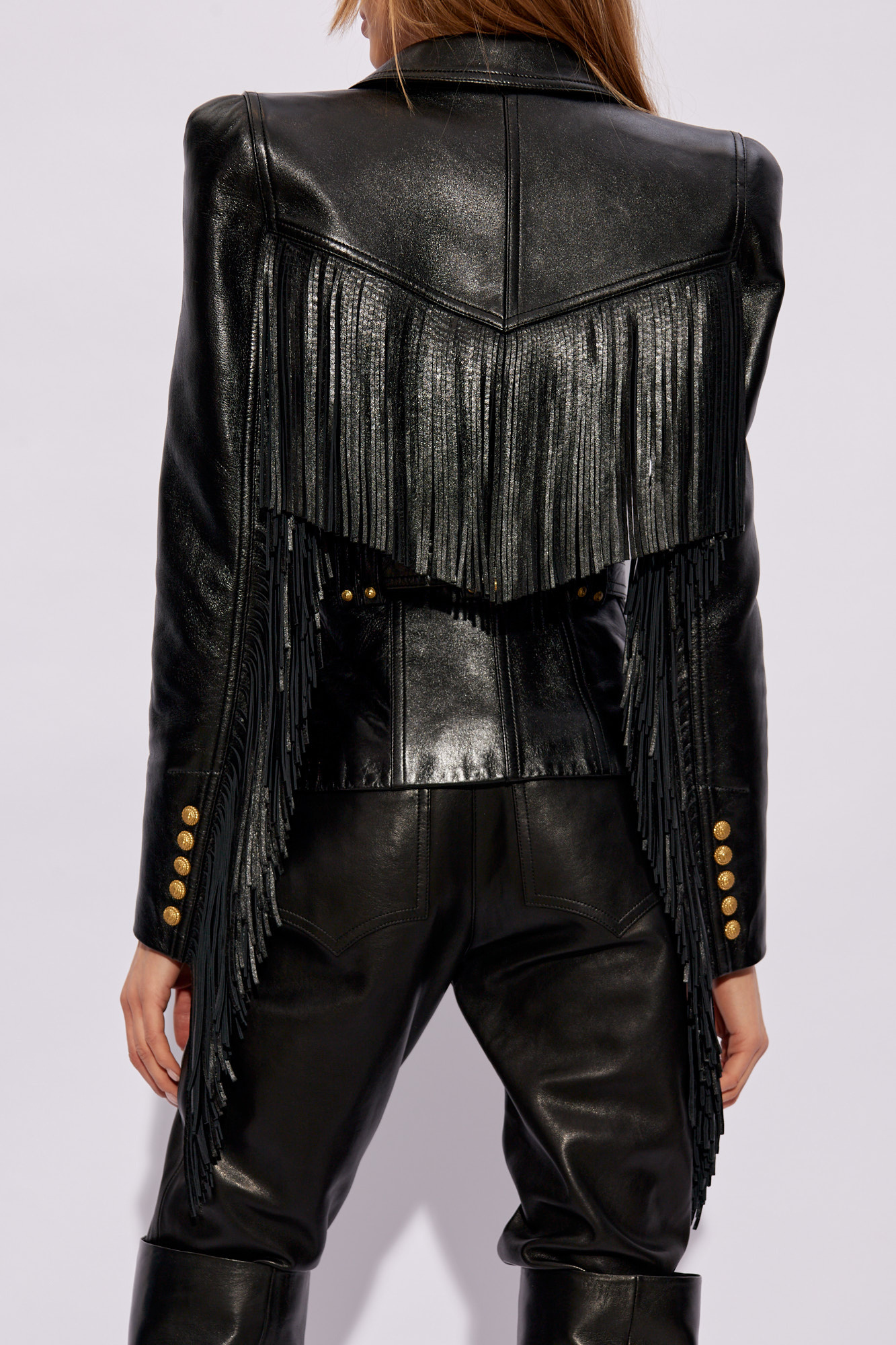 Fendi hotsell fringe jacket